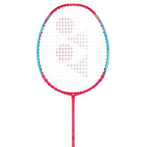 Yonex Graphite Badminton Racquet NANOFLARE 002 FEEL, G4 4U, Colour - Cyan & Red, Grip Size - 4 1/2 Inches